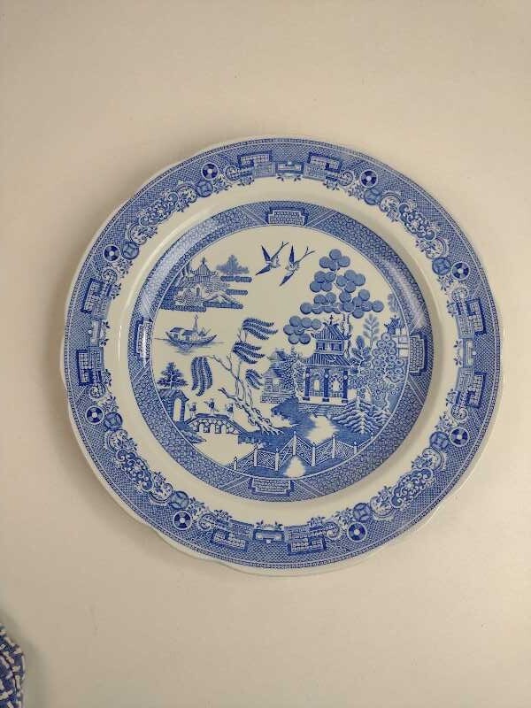 Spode Blue Room Collection England Dinner Plate Willow