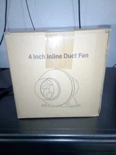 iPower  4" 195 CFM Inline Circulation Blower, 4" Air...