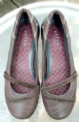 Chaussures Clarks Privo 8.5 Marron - Cuir Suédé, Style Mary Janes, Plat, Très Peu Portées, Pointure 39
