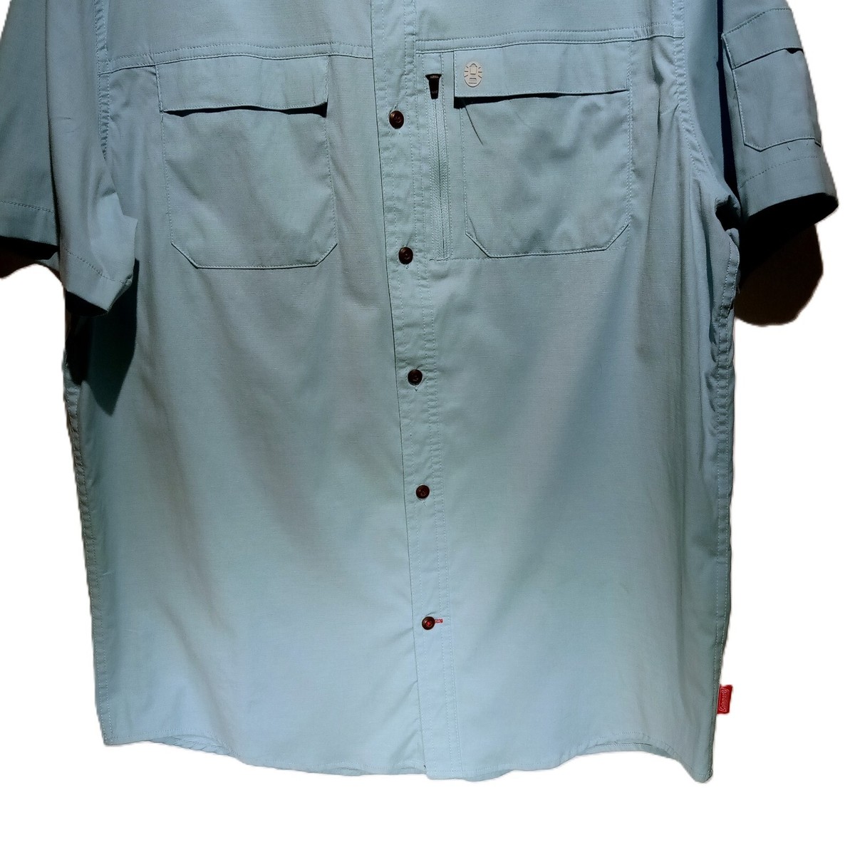 Chemise blanche Homme sans poche à boutons de manchette Armée française