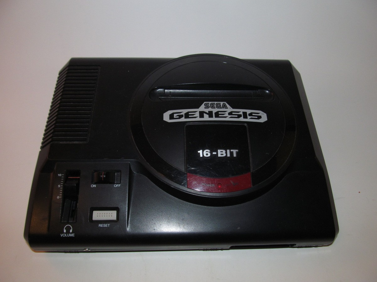 Original Sega Genesis Model Console System MK-1601 Hookups and