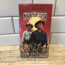 The Magnificent Seven VHS 1960 Steve McQueen Yul Brynner NEW FACTORY SEALED