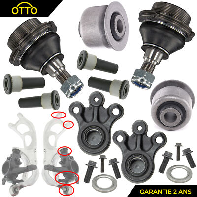 Kit 4 Silentblocs De Bras De Suspension Supérieur Pour Citroën C5 C6 Peugeot 407 508