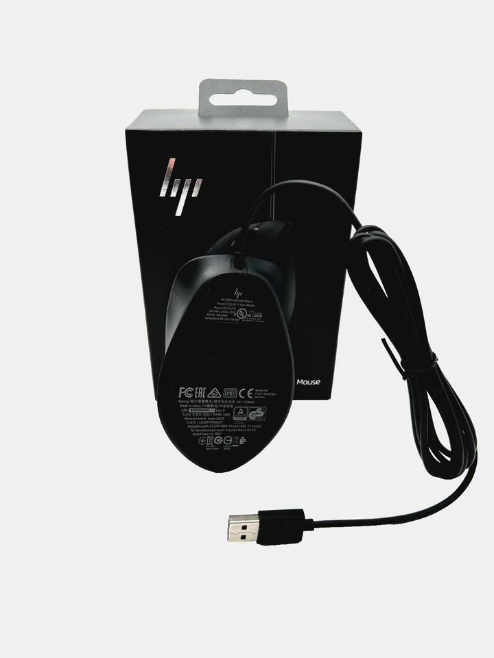 HP Fingerprint Maus | -USB Fingerabdruck Mouse | 3 Tasten | HP 285 G6, 295 G - Bild 2 von 3