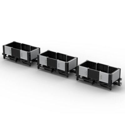 ZITIANYOUBUILD Plank Wagon Train 155 Stück moc-58560 Geschenk für Weihnachten