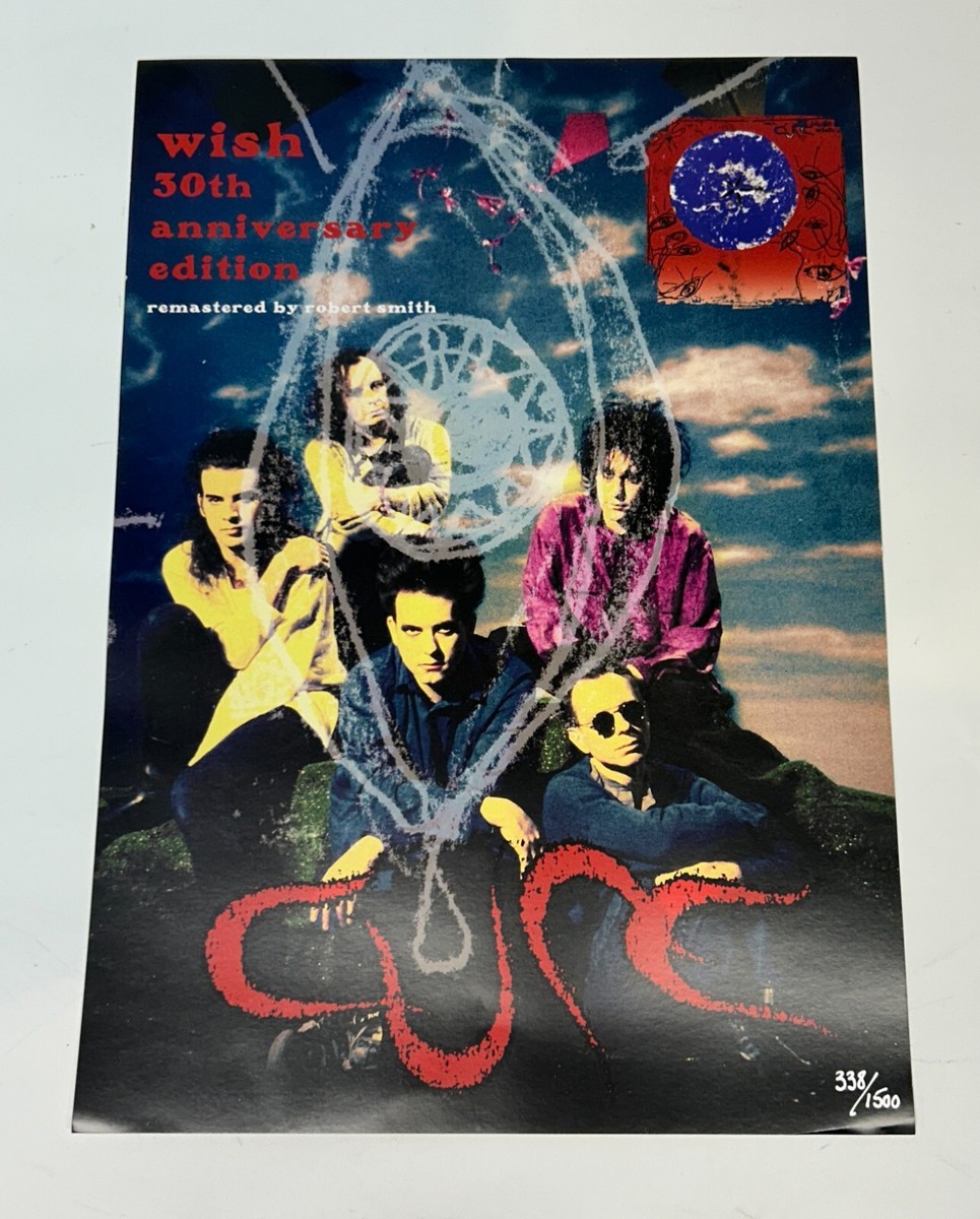 The Cure/Wish/30周年アニバーサリー/2×LPピクチャー盤 The Cure Wish 30th Anniversary Edition Remaster 2LP Black Vinyl