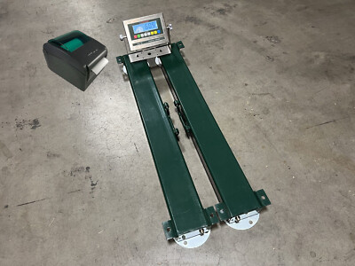 Multi-Purpose Weigh Bars Livestock Scale Cage (24'') 1,000 lb with LABEL PRINTER