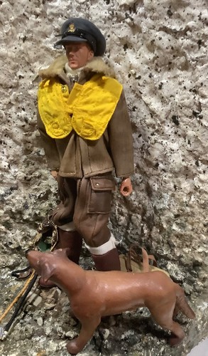 1/6 WWII 3-Zero British RAF Bomber Pilot in Sheepskin & Dog 1942 - Imagen 6 de 15