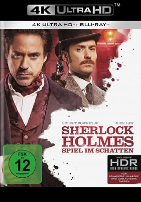 Sherlock Holmes 2 - Spiel im Schatten - 4K UHD Blu-ray + Blu-ray # BLU-RAY-NEU