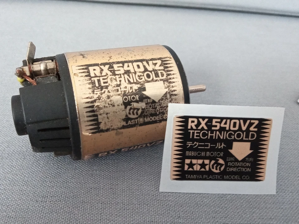Tamiya Technigold Rx-540 VZ Motor reproduction foil sticker / decal - Image 2 of 4