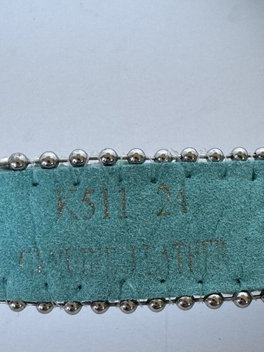 PRECIOSO CINTURÓN DE CUERO VERDE MENTA PARA NIÑAS CON TONELADAS DE BLING, PERFECTO Y MUY LIMPIO - Imagen 9 de 15