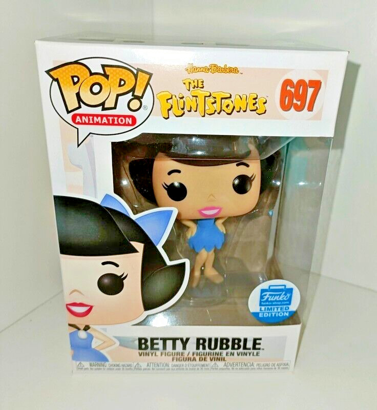 Funko Pop Animation The Flintstones 697 Betty Rubble Grail Vaulted Rare