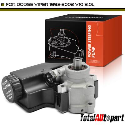 #ad New Power Steering Pump w Reservoir for Dodge Viper 1992 2002 V10 8.0L 2033771F $94.98