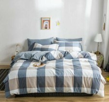 3D Blue Square ZHUB2998 Bed Pillowcases Quilt Duvet Cover Queen King Zoe