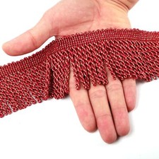 Curtain Fringes Bullion Fringe Trim 5/10 Yard x 2.5 Inches Fabric Trims Sewin...