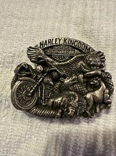 1993 Harley Davidson Belt buckle Harley Kingdom Baron USA Made In USA