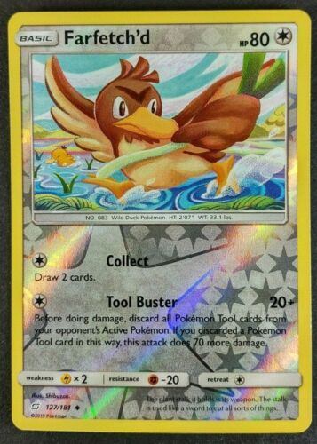 POKEMON FARFETCH'D 127/181 UNCOMMON REVERSE HOLOFOIL NM CARD