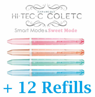 4x Rare Coleto Sweet Mode Pens 12 Refill Cute Limited Edition Hi Tec C Clover Ebay