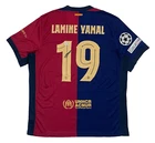 FC Barcelona Lamine Yamal Signed Soccer Jersey BAS Beckett Witnessed UCL Patch