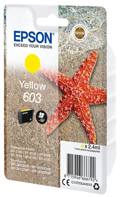 Original Epson 603 Yellow Expression Home XP-3155 XP-4150 WF-2870DWF