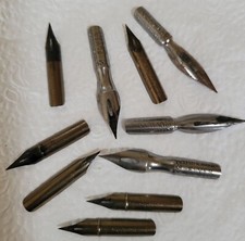 Vtg Lot Esterbrook Dip Pen Nibs Various Styles Points Calligraphy Writing Tools