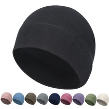 Winter Warm Skull Cap Polar Fleece Beanie Hat Windproof Watch Cap for Men Women