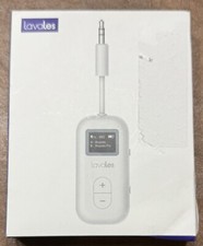 SafeFly Dual Premium Bluetooth 5.3 Transmitter Bluetooth Adapter w/Screen for...