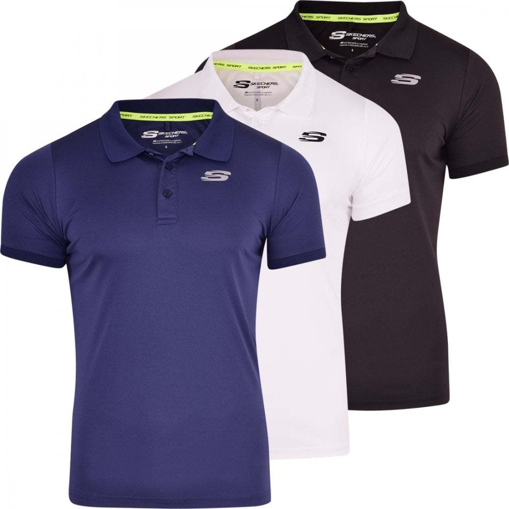 Download Skechers Men's Sports Polo T Shirt Gym Activewear Casual ...