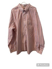 Eddie Bauer Wrinkle Resistant Multicolored Long Sleeve Button Down Size 3XL