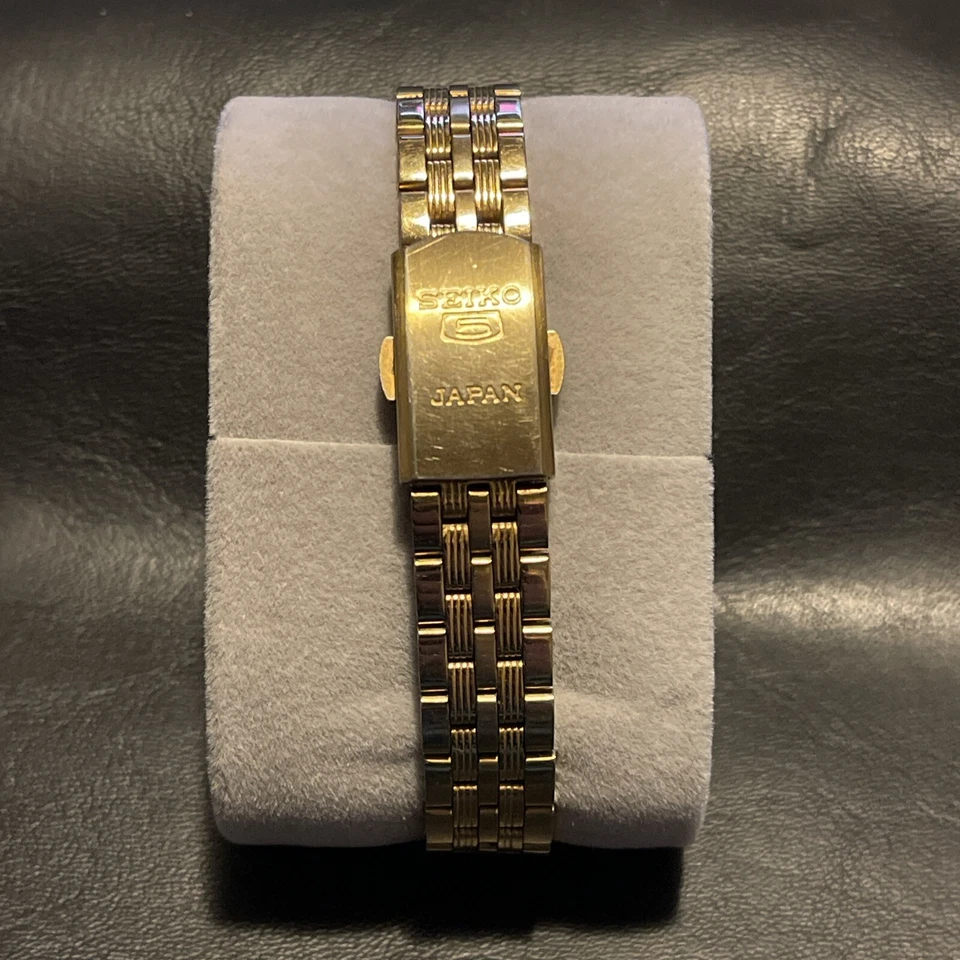 Reloj Seiko 5 Automático 21 Joyas Acero Inoxidable Color Dorado 24mm 4207-00P1 Foto 2 de 4