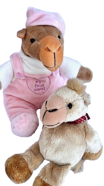 Peluche chameau My First Camel lot de 2 doudous neufs pour bébé