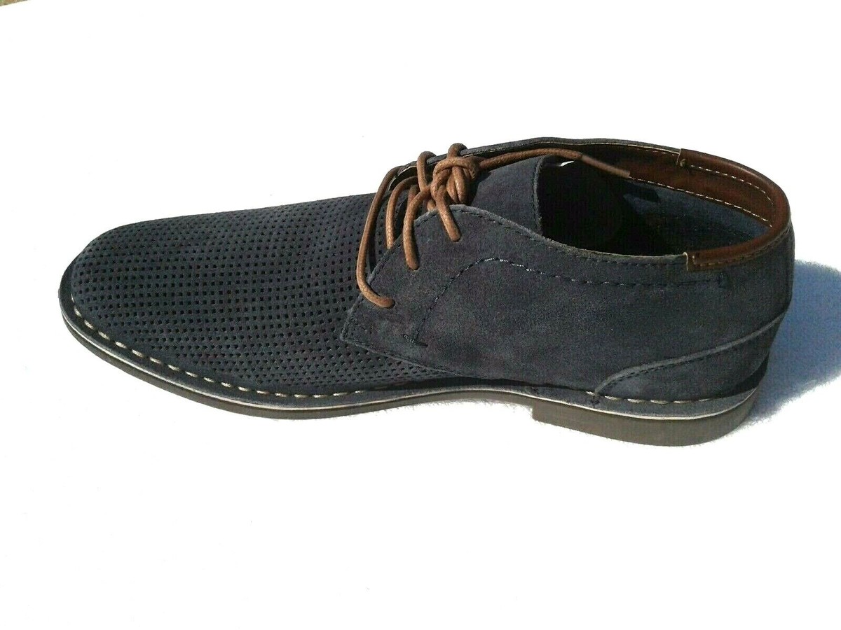 Kenneth Cole Reaction Desert Hill Perforated Blue Chukka  display picture 2