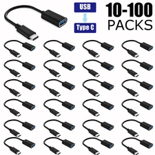 USB-C 3.1 Type C Male to USB 3.0 Type A Female OTG Adapter Converter Cable Lot