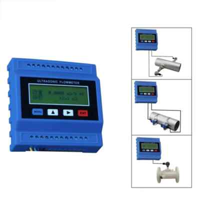 Ultrasonic Flowmeter External Clamp-on External Sewage Pure Water Pipe Flowmeter
