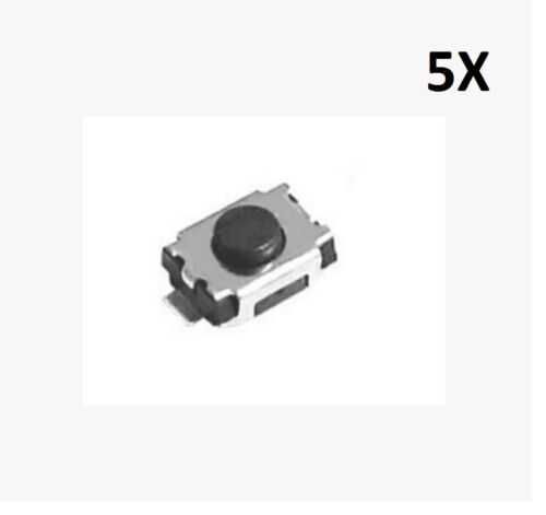 5 Buttons Tactile 3x4x2 MM SMD PCB 2 Pin Arduino Micro Mini Switch Button Push - Afbeelding 1 van 1