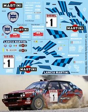 1/24 Decals per Lancia Delta integrale 16v Rally  1989 Biasion TBD866