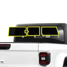 Precut Rear Windshield Nano Ceramic Window Tint Film Fits Jeep Gladiator 2020+