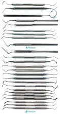 Dental Examination Standard Instrument Hygiene Premium Instrument Set of 25