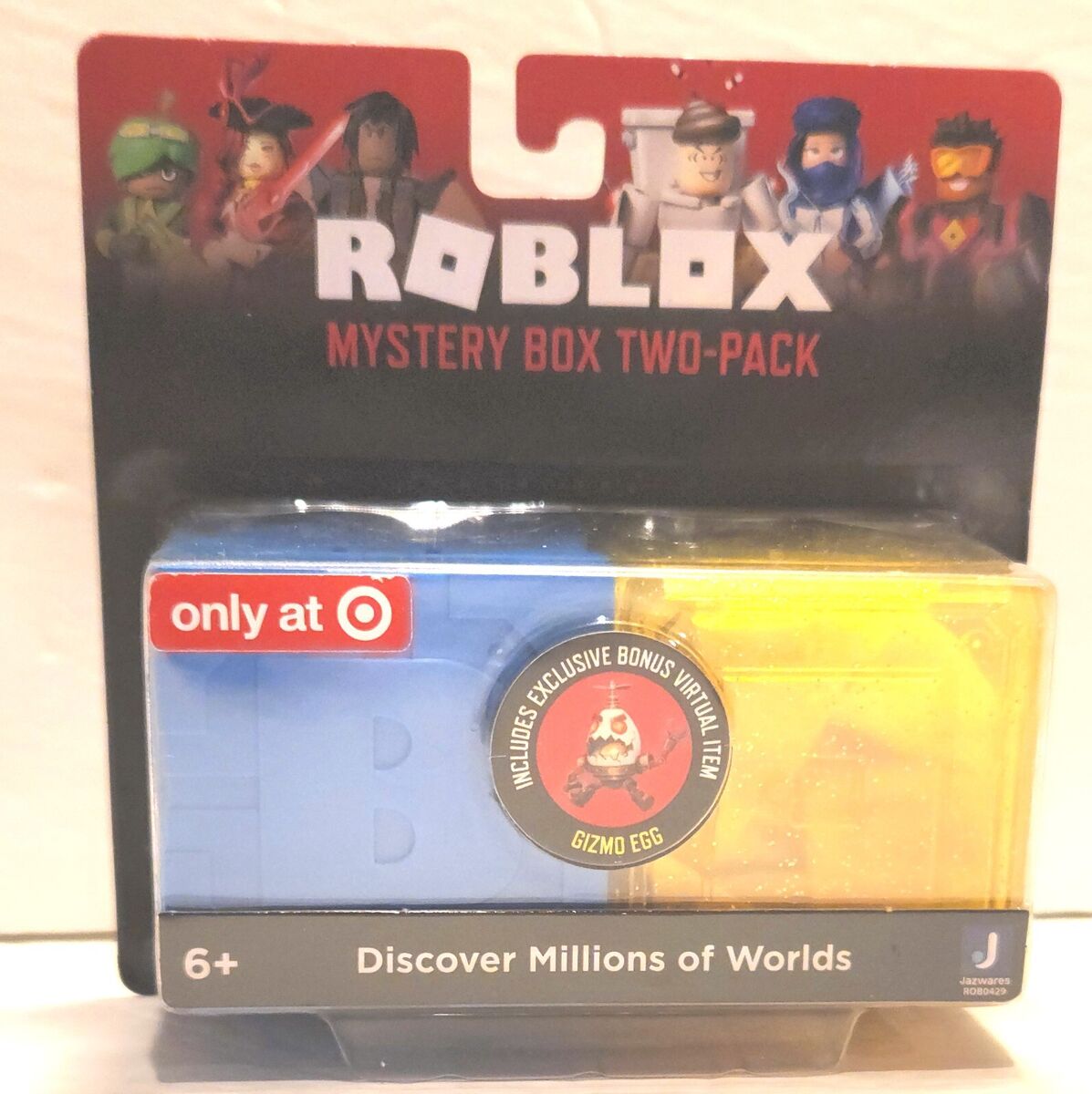 Roblox Series 9 & Celebrity Series 7 Mystery 2-Pack Set (Bonus Gizmo Egg  Virtual Item Code Included!) 