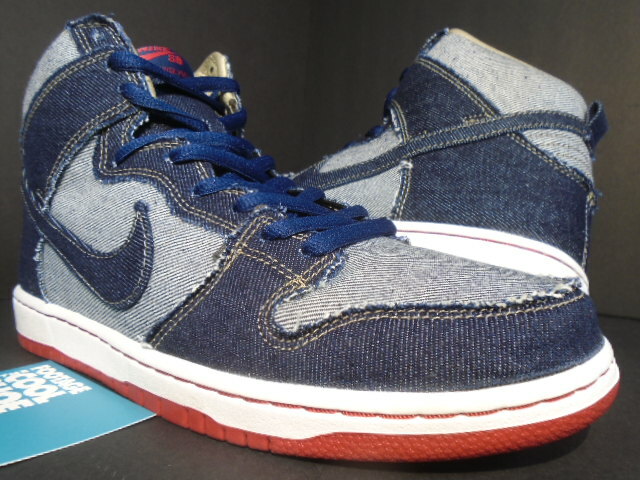 nike sb dunk high reese forbes denim