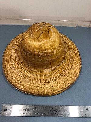 High quality Asian Vietnamese Japanese Coolie  Bamboo Cone Sun Rice Farmer Hat
