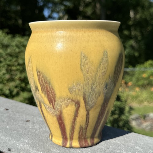 Jens Jensen for ROOKWOOD POTTERY VELLUM VASE FLAME MARK XXIX 2190 X6073 - Picture 20 of 23