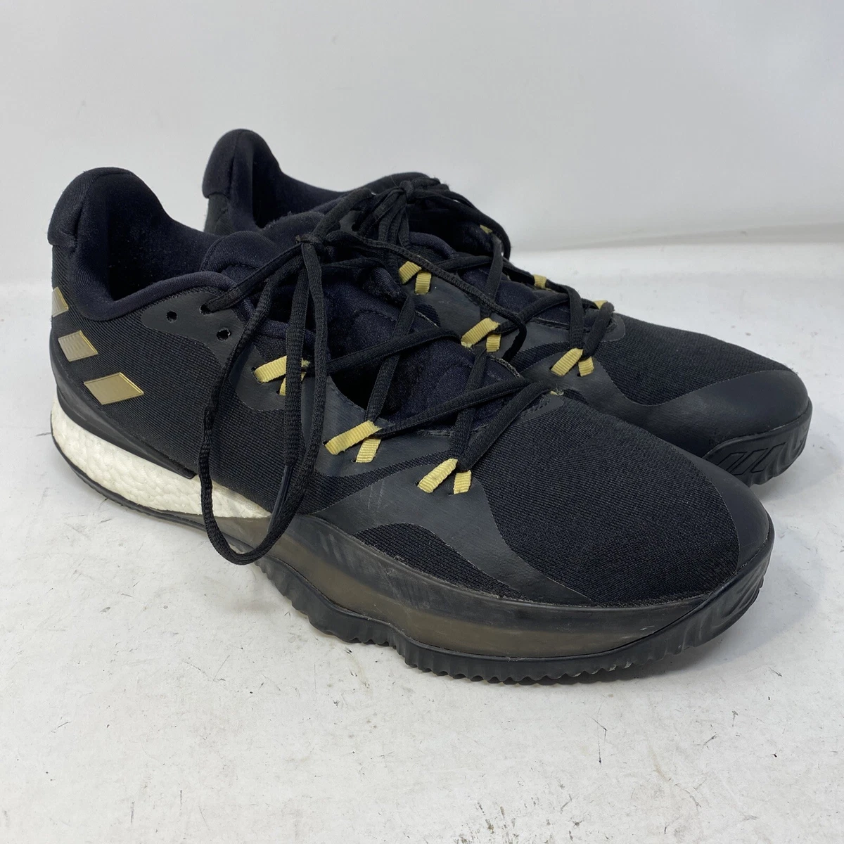 Conductividad Esperanzado Funeral Adidas Crazy Light Boost 2017 Men Core Black Gold Metallic Ac8365 Mens Size  12M | eBay