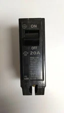 GE General Electric THQL1120 20-Amp 1-Pole 120/240VAC Breaker