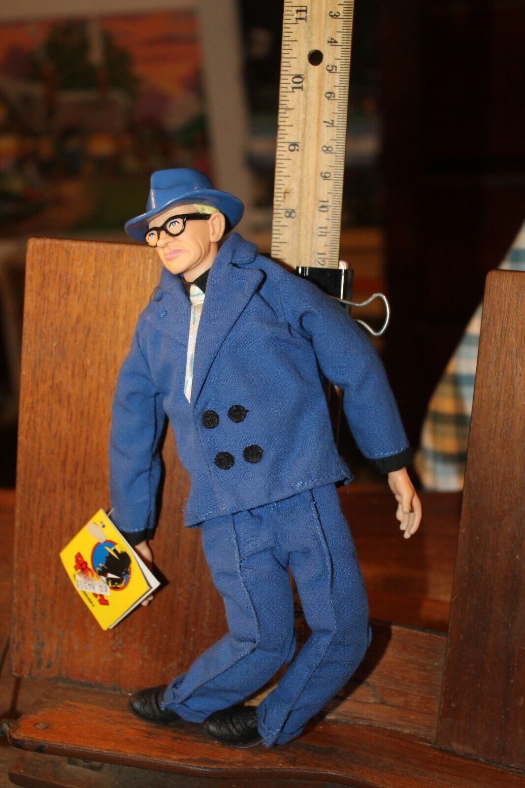Vintage 1990 Disney Dick Tracy 9" Cloth Doll Action Figure Applause Itchy