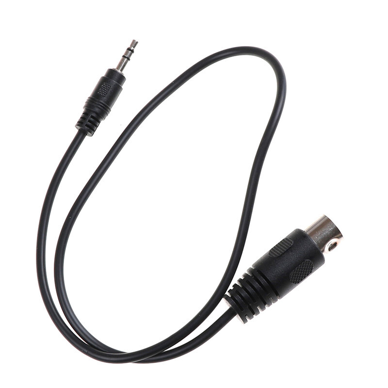1x DIN 5 Pin Din MIDI Male Plug To 3.5mm Male Stereo Jack Audio ...