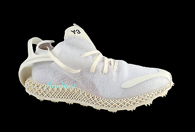 ADIDAS YOHJI YAMAMOTO Y-3 RUNNER 4D EXO WHITE NEW SHOES 10.5 ADIDAS YOHJI YAMAMOTO Y-3 RUNNER 4D EXO WHITE NEW SHOES 10.5