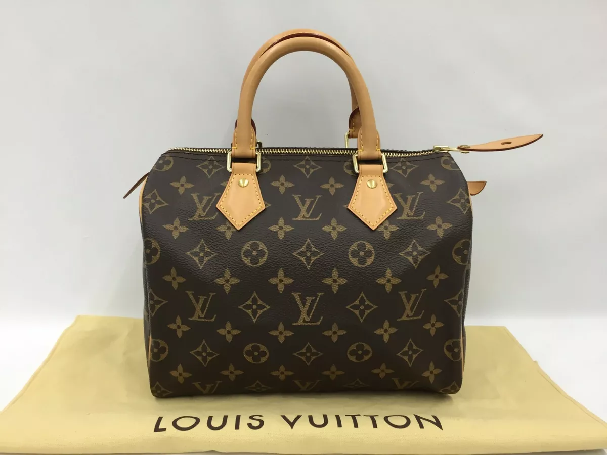 Auth Louis Vuitton Monogram Speedy 25 Hand Bag A rank 1E190050n