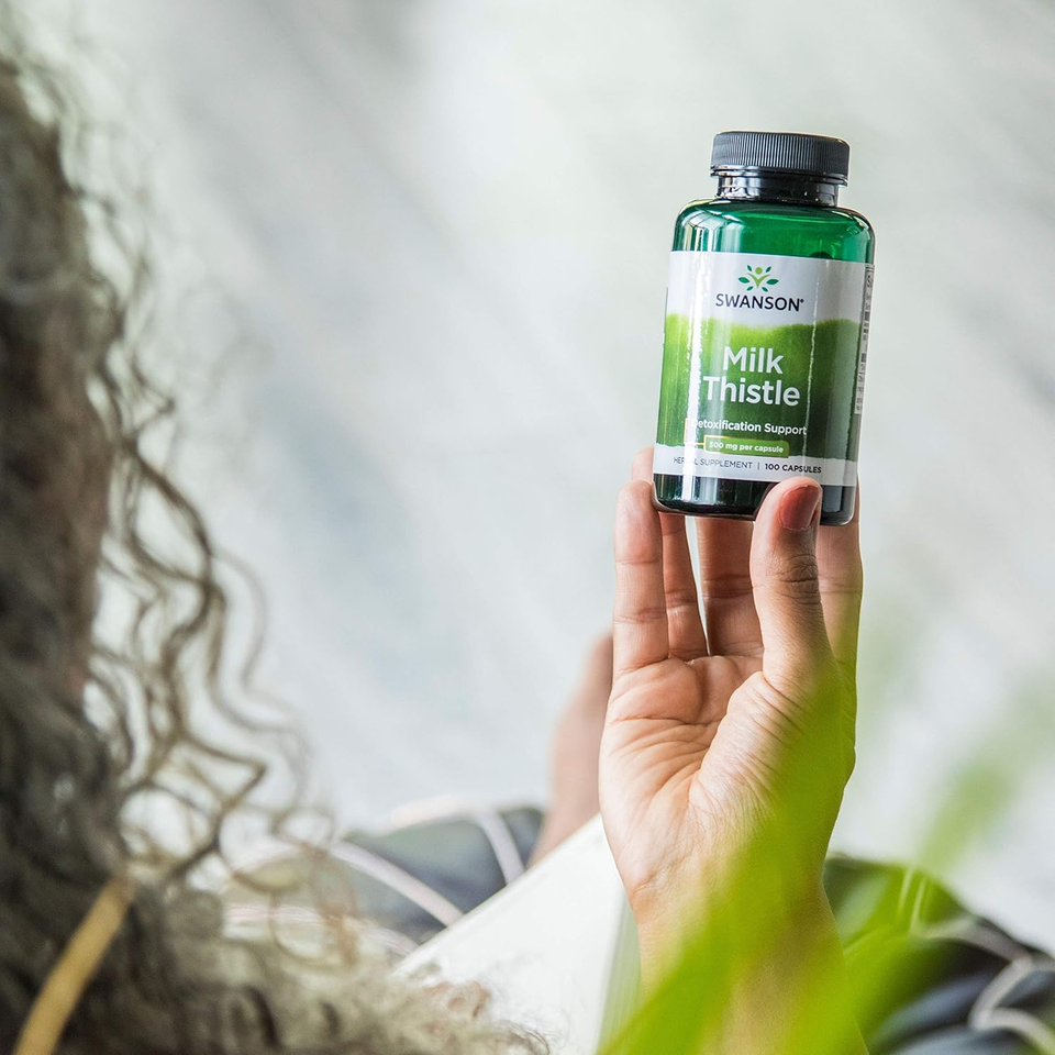 Milk Thistle Herbal Liver Support Supplement Natural Formula