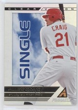 2013 Panini Pinnacle Clear Vision Single Allen Craig #CV55 0a1